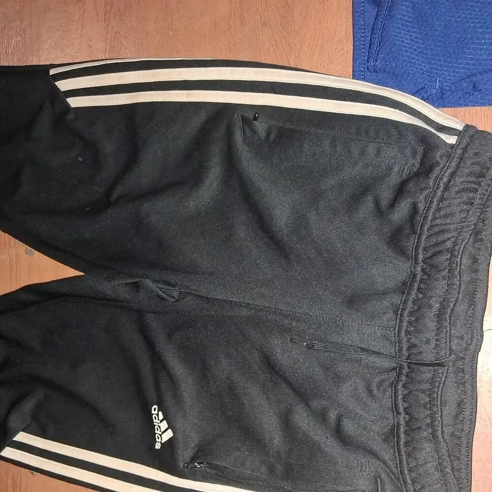 Adidas Men's Black Joggers-tracksuits